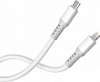 ���� ������ USB-C to Lightning 1.0m PD30W liquid silicone white ColorWay (CW-CBPDCL093-WT)