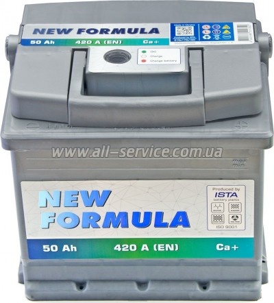 ����������� ������������� NEW FORMULA 50Ah �� (-/+) 420EN (5502204209)