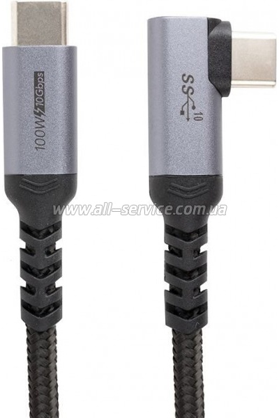 ���� ������ USB-C to USB-C 1.0m 10Gbps, 100W, 20V/ 5A, 4K/ 60HZ angel USB3.1 PowerPlant (CA913329)