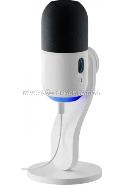  Logitech Yeti GX Dynamic RGB Gaming Mic with Lightsync Off-White (988-000576)