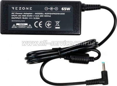 ���� ������� � �������� Rezone HP 65W 19.5V 3.33� 4.5*3.0 (RZPSHP65194530)