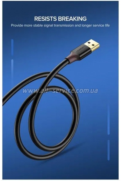 ���� ������ USB 3.0 AM/AF 1.5m US129 black Ugreen (30126)
