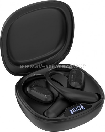 �������� Choetech Open-ear � LED ������� Black (BH-T25-BK)