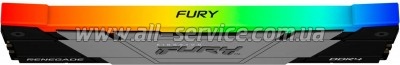 ������ ������ ��� ���������� DDR4 64GB (2x32GB) 3200 MHz FURYRenegadeRGB Kingston Fury (ex.HyperX) (KF432C16RB2AK2/64)