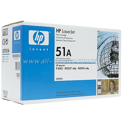 Картридж HP LJ P3005/ M3027/ M3035 (Q7551A) Картридж HP LJ P3005/ M3027/ M3035 (Q7551A)