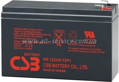 �������������� ������� 12V 6.5Ah CSB (HR1224WF2F1)