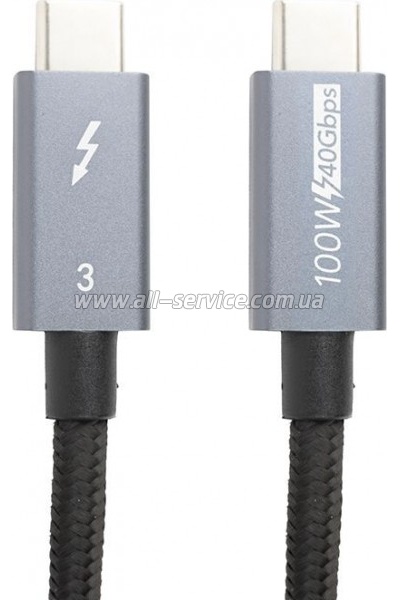 ���� ������ USB-C to USB-C 1.0m Thunderbolt 3 100W PowerPlant (CA913336)