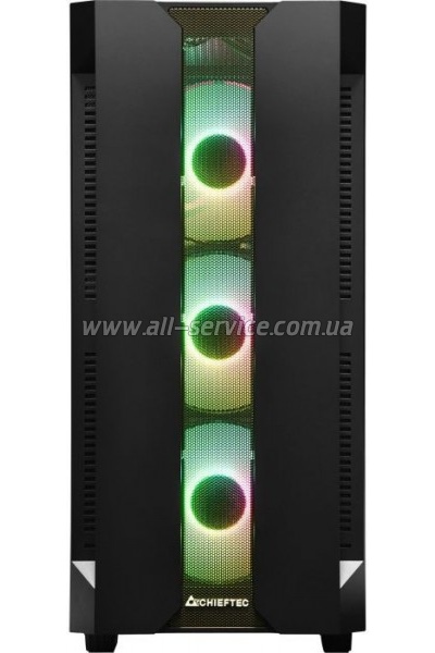  Chieftec Gaming Hunter Tempered Glass Edition (GS-01B-OP)
