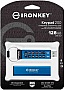  Kingston 128GB IronKey Keypad 200 AES-256 Encrypted Blue USB 3.2 (IKKP200/128GB)