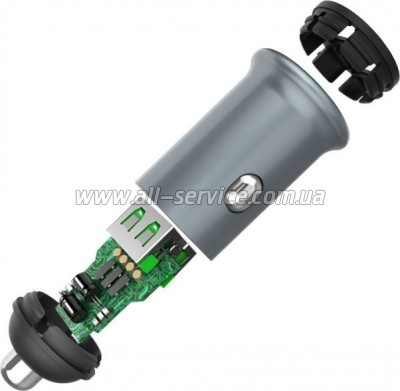   ColorWay 2USB Quick Charge 3.0 Gray (CW-CHA036Q-GR)