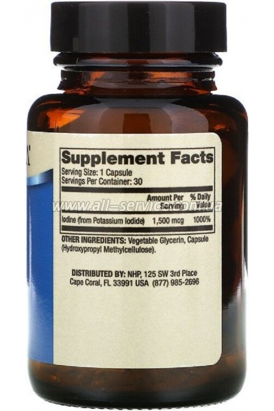  Dr. Mercola  1,5 , Iodine, 30  (MCL-01614)