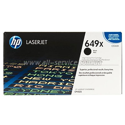  HP CLJ Enterprise CP4525dn/ 4525n/ 4525xh black (CE260X)