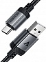���� ������ USB 2.0 AM to USB-C 1.2m 3.0A 18W aluminum alloy Black Acefast (6974316283782)