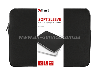    11.6" TRUST Primo Sleeve (21254) Black