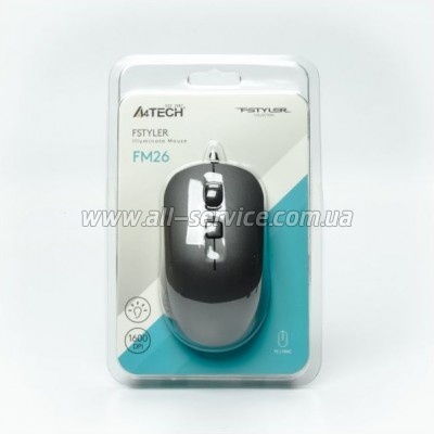  A4Tech FM26 USB Smoky Grey (4711421991537)