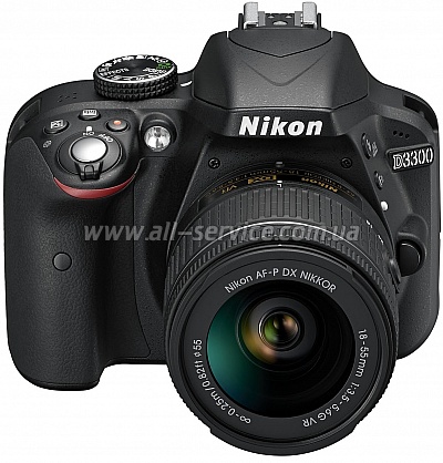   Nikon D3300 + AF-P 18-55 Non-VR KIT (VBA390K010)