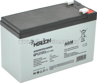 �������������� ������� � ��� Merlion GP1272F2 12V 7.2Ah (GP1272F2BW)