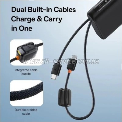 ������� ������������� Baseus 25000mAh EnerFill FC41 PD 145W Black (E0028H01)