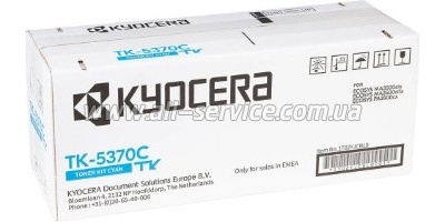 - Kyocera TK-5370 Kyocera Ecosys PA3500cx/ MA3500cix/ MA3500cifx Cyan (1T02YJCNL0)