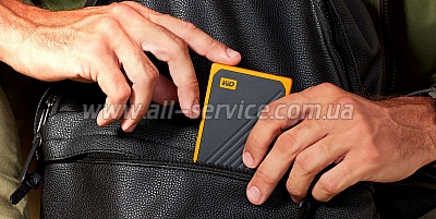 SSD  USB 3.0 WD Passport Go 500GB Yellow (WDBMCG5000AYT-WESN)