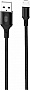 ���� ������ USB 2.0 AM to Micro 5P 1.0m braided NB143 black XO (6920680870660)