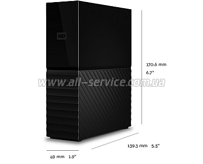  WD 6TB 3.5 USB 3.0 MyBook (WDBBGB0060HBK-EESN)