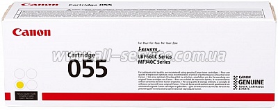 055 Canon i-sensys MF742Cdw/ MF744Cdw/ MF746Cx/ LBP663Cdw/ LBP664Cx Yellow (3013C002)
