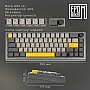  Epomaker EK68 65 Budgerigar V2 Switch Hot-Swap RGB Wireless/Bluetooth/USB UA Black (EK68-B-BV2)