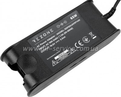���� ������� � �������� Rezone DELL 65W 19.5V 3.34A ������ 7.4*5.0 (RZPSDL65197450)