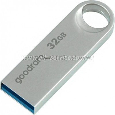 ������ Goodram 32GB UNO3 Steel USB 3.2 (UNO3-0320S0R11)