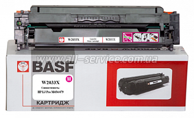 Картридж BASF HP LJ Pro M454/ M479 аналог W2033X Magenta (BASF-KT-W2033X) Картридж BASF HP LJ Pro M454/ M479 аналог W2033X Magenta (BASF-KT-W2033X)