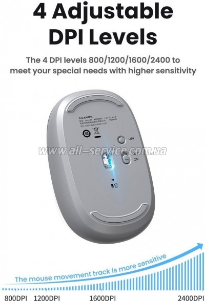  Ugreen MU105 Wireless Gray (90669)