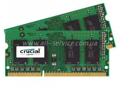 Память 8Gbx2 для ноутбука Crucial DDR3 1600Mhz KIT 1.35/1.5V (CT2KIT102464BF160B) Память 8Gbx2 для ноутбука Crucial DDR3 1600Mhz KIT 1.35/1.5V (CT2KIT102464BF160B)