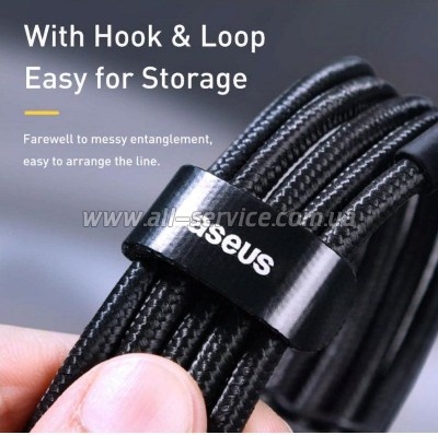 ���� ������ USB-C to USB-C 2.0m PD2.0 100W 20V/ 5A red black Baseus (CATKLF-AL91)