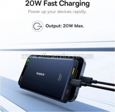 ������� ������������� Baseus 10000mAh PicoGo PD 20W Black (P10076801123-00)