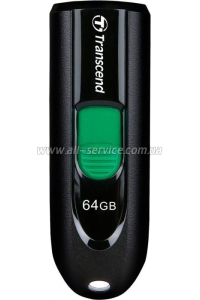  Transcend 64GB JetFlash 790C Black USB 3.1 Type-C (TS64GJF790C)