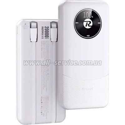 ������� ������������� Remax 20000mAh PD 20W White (RPP-38 / 45364 / White)