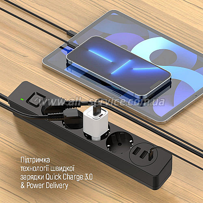   ColorWay CW-CHE432PDB, 4 / 3USB/ 2M (CW-CHE432PDB)