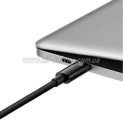 ���� ������ USB-C to USB-C 3.0m 240W black Baseus (CAWJ040201)