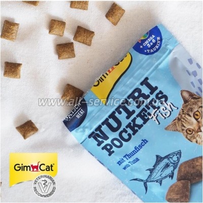    GimCat Nutri Pockets Fish  60  (4002064419633)
