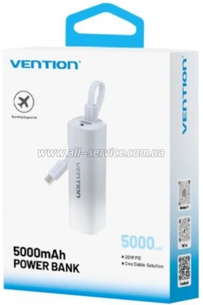 ������� ������������� Vention 5000mAh PD 20W Gradient Gray (FHWM0)