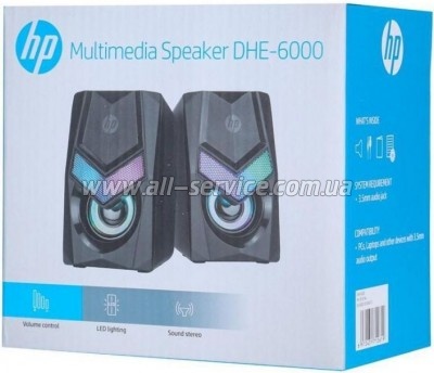   HP DHE-6000 LED RGB Black (DHE-6000)