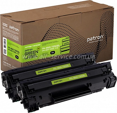 �������� Patron Green Label HP LJ CE285A / Canon 725 Dual Pack (PN-85A/725DGL)