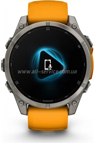 - Garmin fenix 8 47mm, AMOLED, Saph, Ti/Bare/Grpht, SparkOrg/GrphtBd, (010-02904-11)