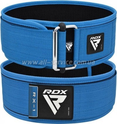   RDX RX1 Weight Lifting Belt Blue XL (WBS-RX1U-XL)