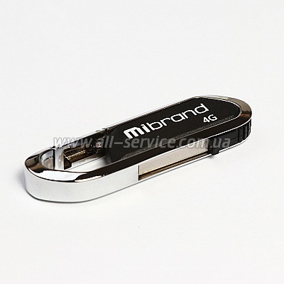 Mibrand 4GB Aligator Black USB 2.0 (MI2.0/AL4U7B)
