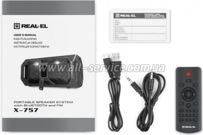   REAL-EL X-757 Black