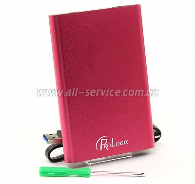 ������� ������ ProLogix ��� ����������� SATA HDD 2.5", USB 3.0, Red (BS-U23F)