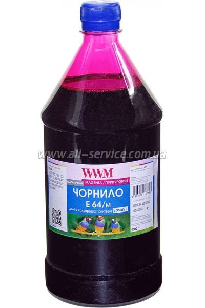  WWM 1000 Epson L110/ L210/ L355 Magenta  (E64/M-4)