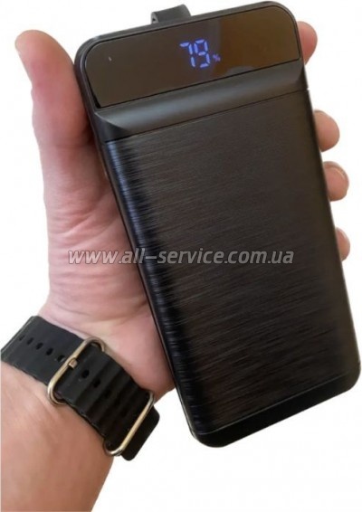   XO 30000mAh, PD/18W, QC3.0/22.5W, flashlight, Input(Micro,Type-C,Lightning), Output(3*USB,Type-C) (XO-PR156 / 29212)